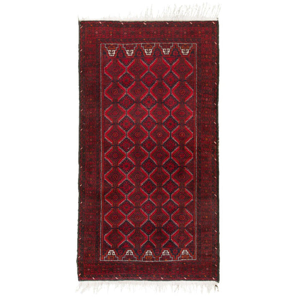 Red Khorasan Nomadic Persian Carpet - Authentic Oriental Wool Rugs & Kilims in Dubai