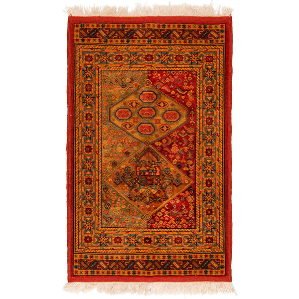 Khorasan Nomadic Persian Carpet 83x137 - Oriental Silk Rugs & Kilims in Dubai