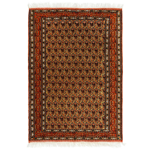 Khorasan Peizli Design Persian Carpet 124x218 - Nomadic Rugs & Kilims in Dubai