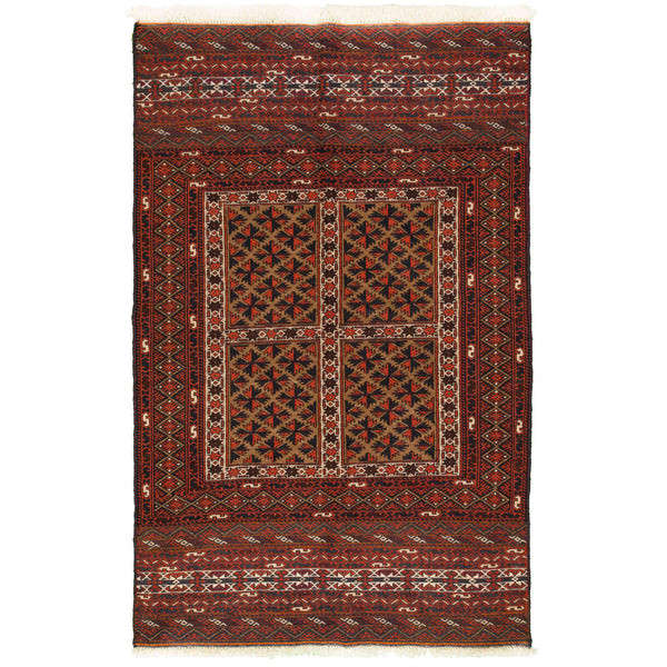 Kilim Baluch Nomadic Persian Carpet 100x155 - Authentic Rugs & Kilims in Dubai