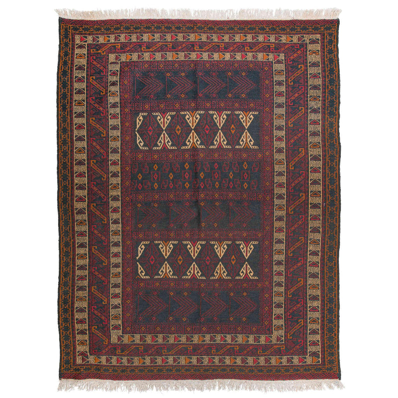 Kilim Baluch Nomadic Persian Carpet 142x194 - Authentic Rugs & Kilims in Dubai