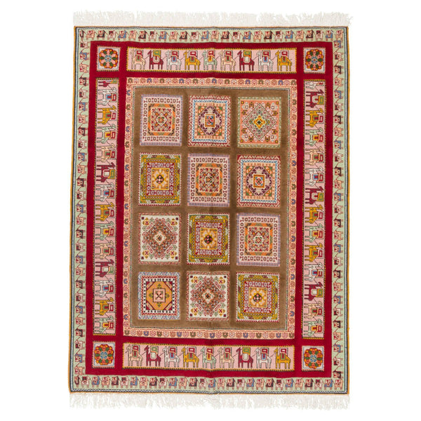 Kilim Carpet Sirjan Four Season 130x170  - Authentic Nomad Wool Persian Rugs in Dubai