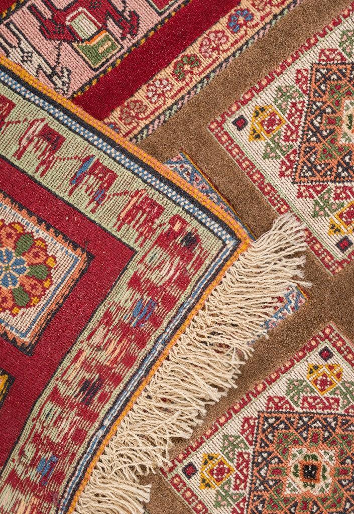 Kilim Carpet Sirjan Four Season - Authentic Nomad Wool Persian Rugs in Dubai