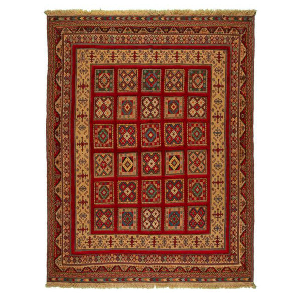 Kilim Carpet Sirjan Four Season 190x245 - Authentic Nomad Wool Persian Rugs in Dubai