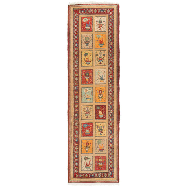 Kilim Carpet Sirjan Four Season 85x275 - Authentic Nomad Wool Persian Rugs in Dubai