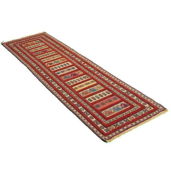 Kilim Carpet Sirjan Moharamat - Authentic Nomadic Wool Persian Rugs in Dubai