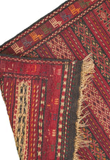 Red Kilim Khorasan Moharamat Nomadic - Authentic Oriental Wool Persian Rugs in Dubai