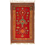 Kilim Qashqai Nomadic Carpet 147x240 - Authentic Oriental Wool Persian Rugs in Dubai