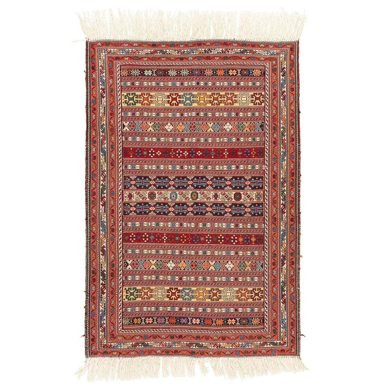 Kilim Sirjan Moharamat Nomadic 102x152 - Authentic Oriental Wool Persian Rugs in Dubai