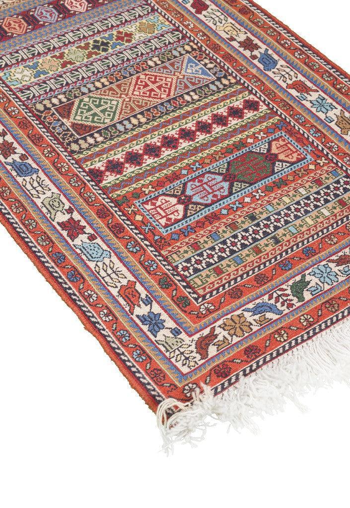 Kilim Sirjan Moharamat Nomadic - Authentic Oriental Wool Persian Rugs & Kilims in Dubai