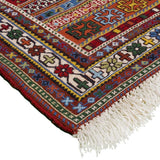 Multicolor Kilim Sirjan Moharamat Nomadic - Authentic Oriental Wool Persian Rugs in Dubai