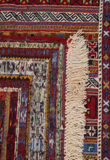 Multicolor Kilim Sirjan Moharamat Nomadic - Authentic Oriental Wool Persian Rugs in Dubai