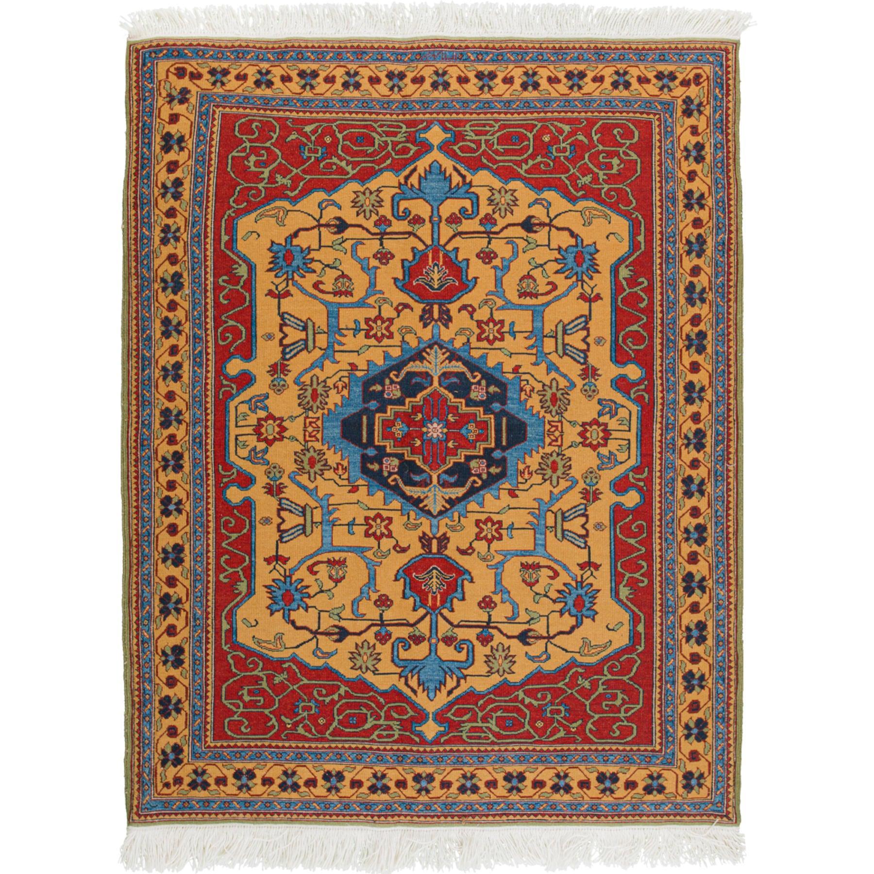 Kimia Kilim Morvaridbaf Persian Carpet Wool 130x163, Authentic Vintage Rugs & Kilims in Dubai