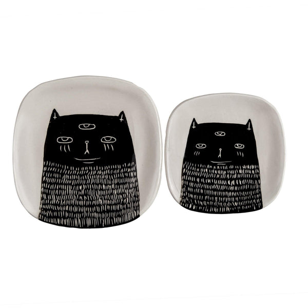 Kitty Ceramic Plate Set for Kids - Tabletop Accessories & Artistic Handmade Tableware  in Dubai