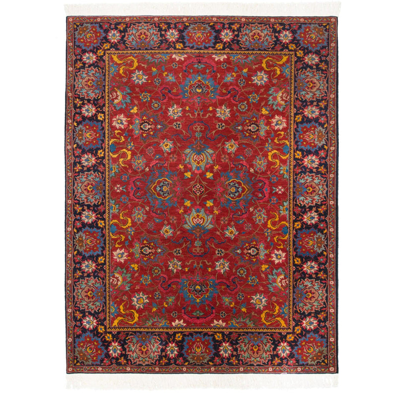 Layli Heriz Persian Carpet Wool 180x232 Red -  - Authentic Vintage Rugs & Kilims in Dubai