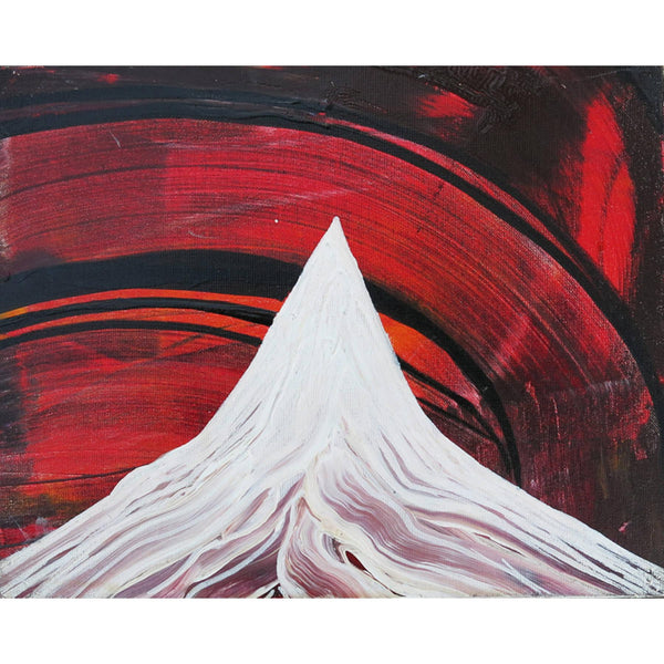 Contemporary Painting By Omid Masoumi Lonely Pyramid Mixed Media Paintings in Dubai