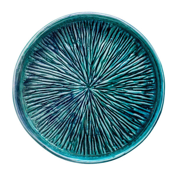 Lotus Ceramic Salad Plate, Tabletop Accessories, Artistic Handmade Tableware in Dubai