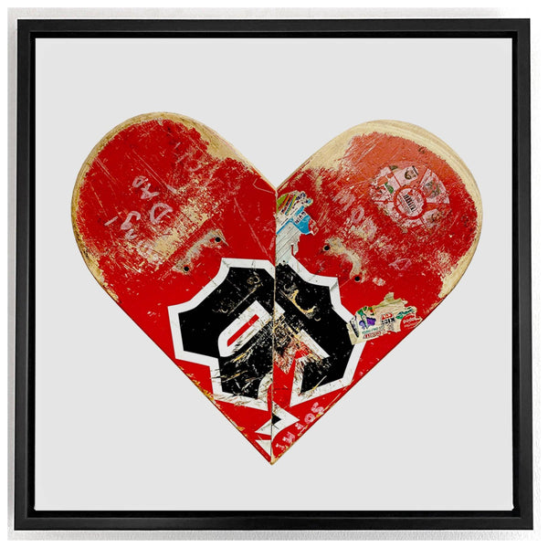 Love Skates Print on Canvas Artwork - Vintage Arabia Pop Art by Julian Castaldi in Dubai