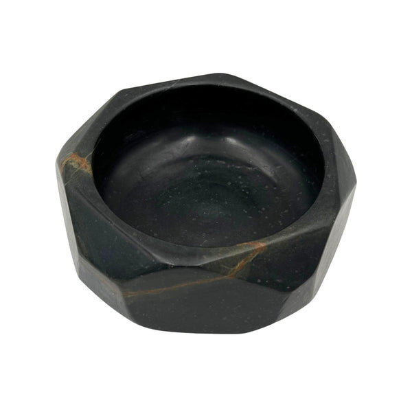 Luna Natural Stone Bowl - Black River Stone Dining Tableware & Accessories Dubai