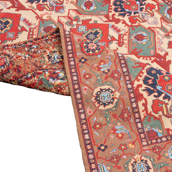 Mahasti Reversed Soumak Persian Carpet Wool 155x208 Beige - Pearl Woven, Morvarid Baf Rugs in Dubai