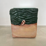 Man of the Table Side Table - Artistic Contemporary Paper Mache Accent Furniture by Sahra Mollaali in Dubai