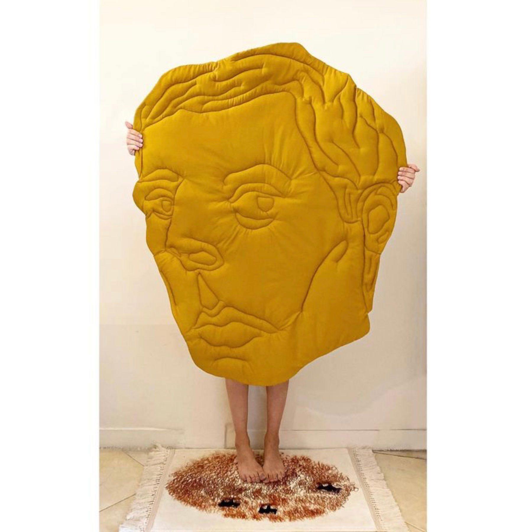 Embroidery Doll Cushion Bedhead Cotton Needlework Doll Mat in Dubai