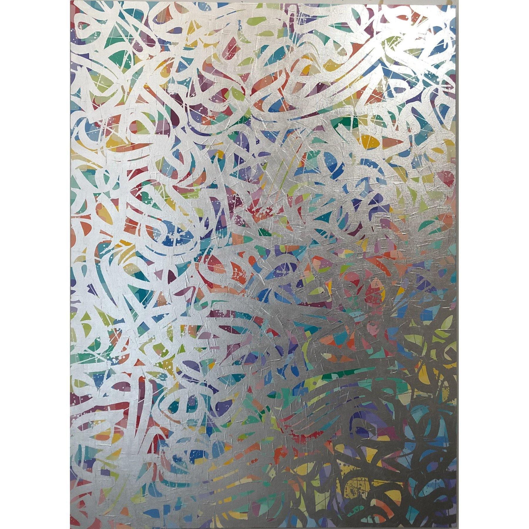 Calligraphy Painting, Contemporary The Night Series by Babak Rashvand in Dubai