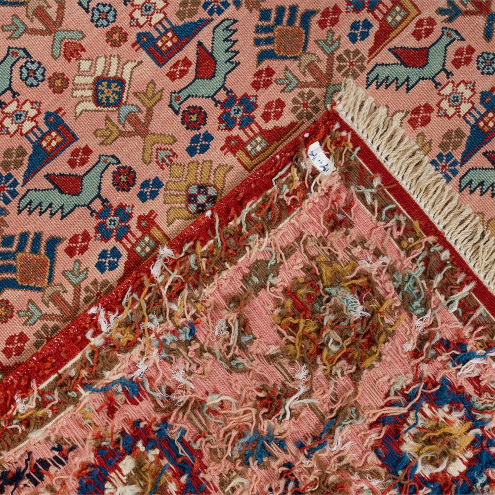 Dawn Bird kilim morvaridbaf Persian carpet Wool 195x277, Authentic Vintage Rugs & Kilims in Dubai