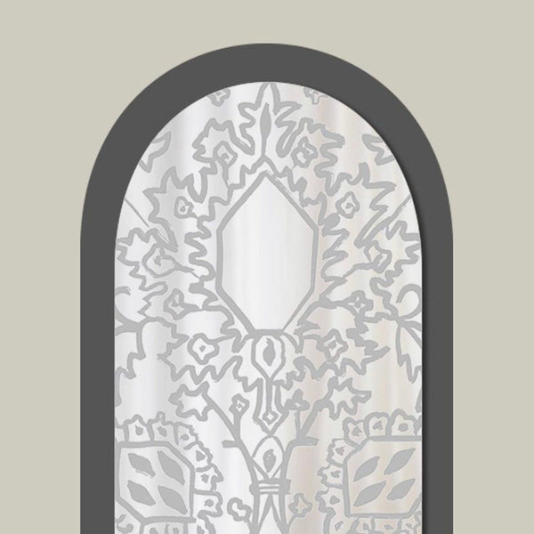 Nouveau Decorative Wall Mirror - Wall Mounted Painted Mirror with Wooden Frame in Dubai