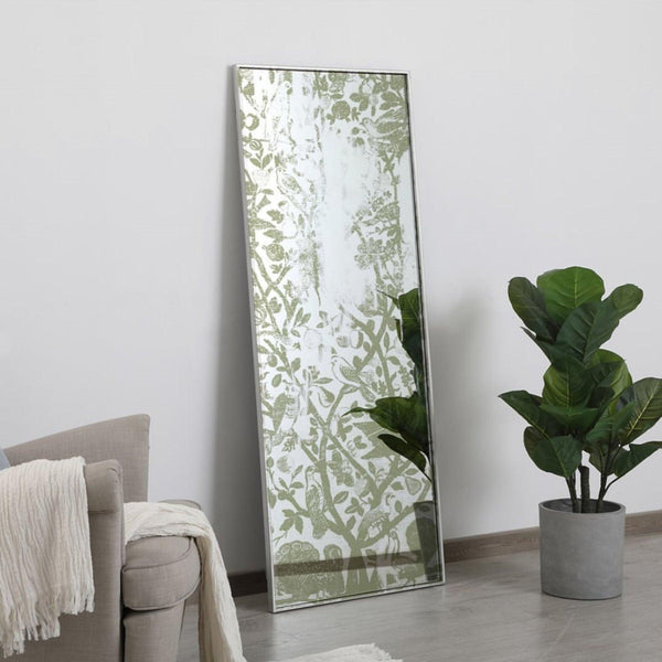 Oasis Decorative Wall Mirror - Wall Mounted Painted Mirror in Metal Frame in Dubai