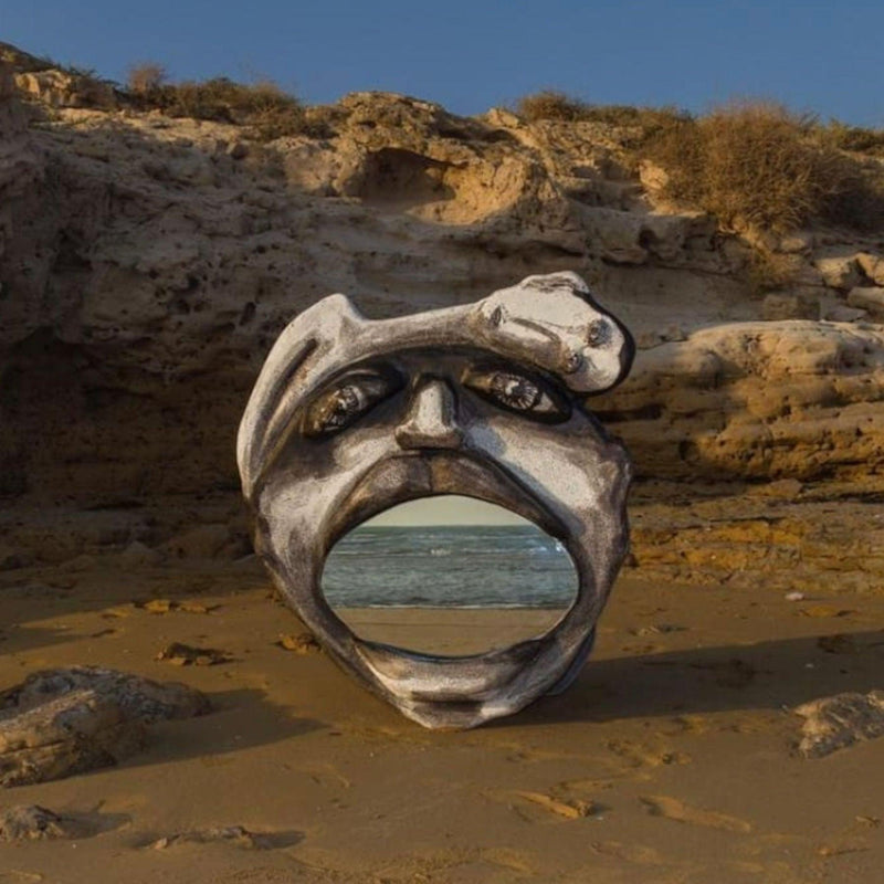 On my mind 3D Decorative Wall Mirror - Artistic Handmade 3D Wall Mirrors in Dubai