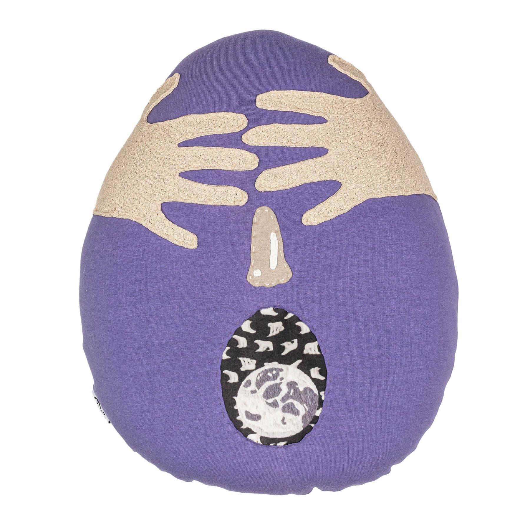 Peek A Boo Decorative Embroidery Doll Cushion - Handmade Doll Art & Sofa Cushions in Dubai