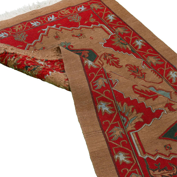 Pirayesh Reversed Soumak Persian Carpet Wool 108x190 Red - Pearl Woven, Morvarid Baf Rugs in Dubai