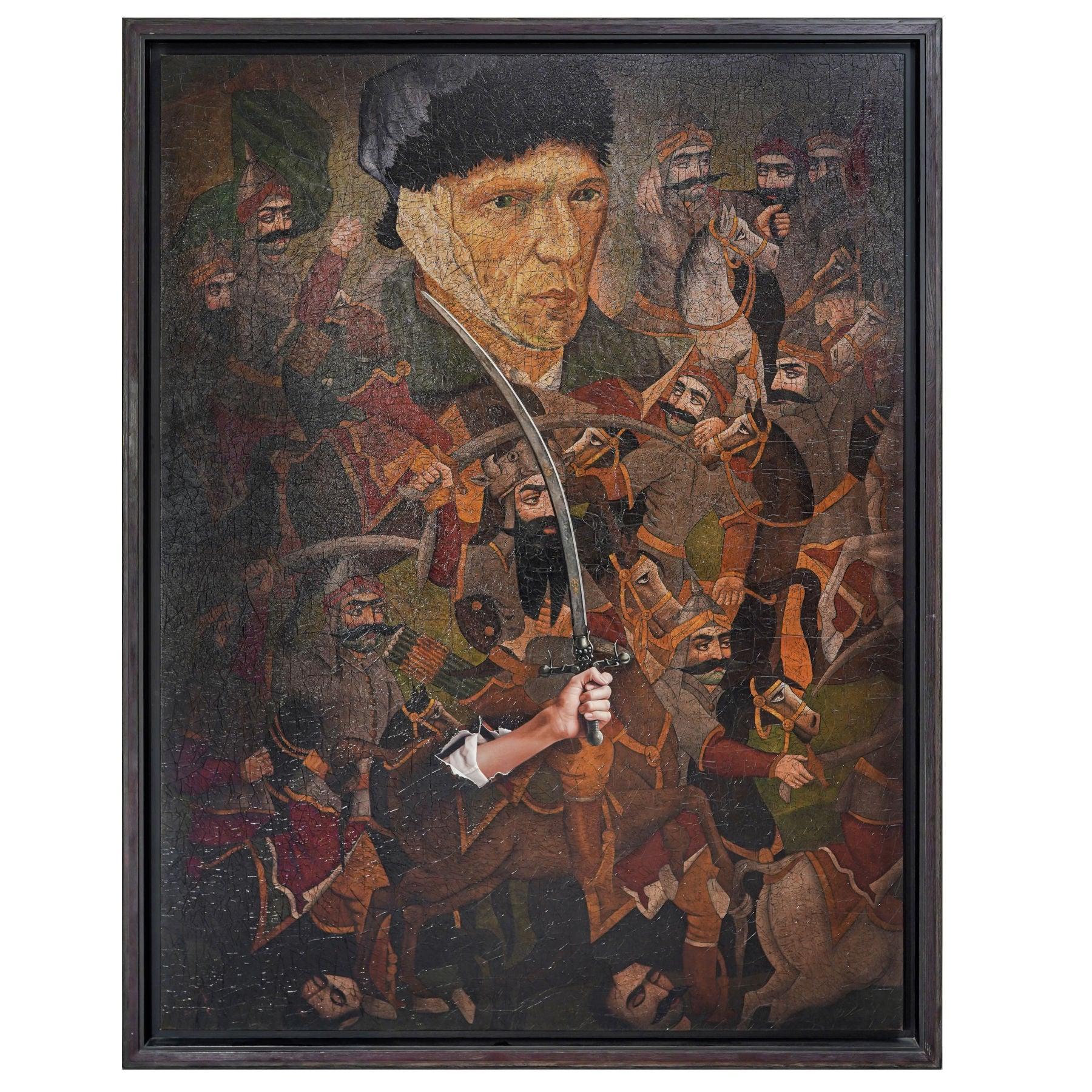 Resolution Series Oil On Canvas Painting - Hamed Sadr Arhami Visual Arts & Masterpieces in Dubai