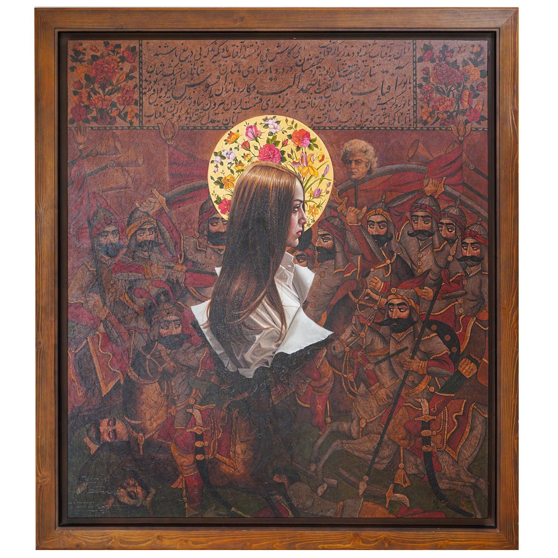 Oil On Canvas Painting Resolution Series - Hamed Sadr Arhami Visual Arts & Masterpieces in Dubai