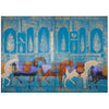 Riderless Horses Series Mixed Media Painting By Mohammad Hadi Fadavi Dubai