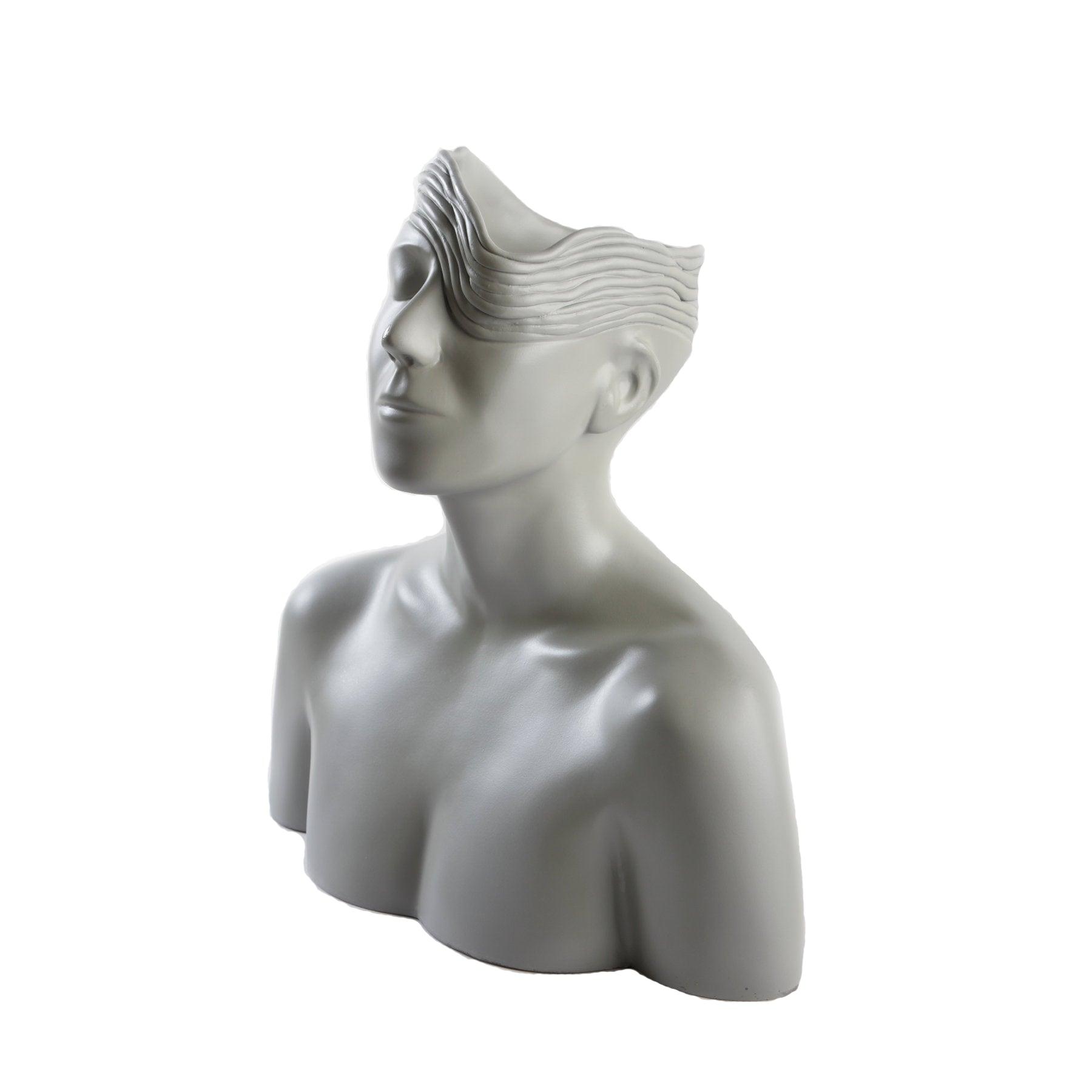 Ceramic Sculpture - Ruined Existence Clay Artworks by Ziba Pashang in Dubai