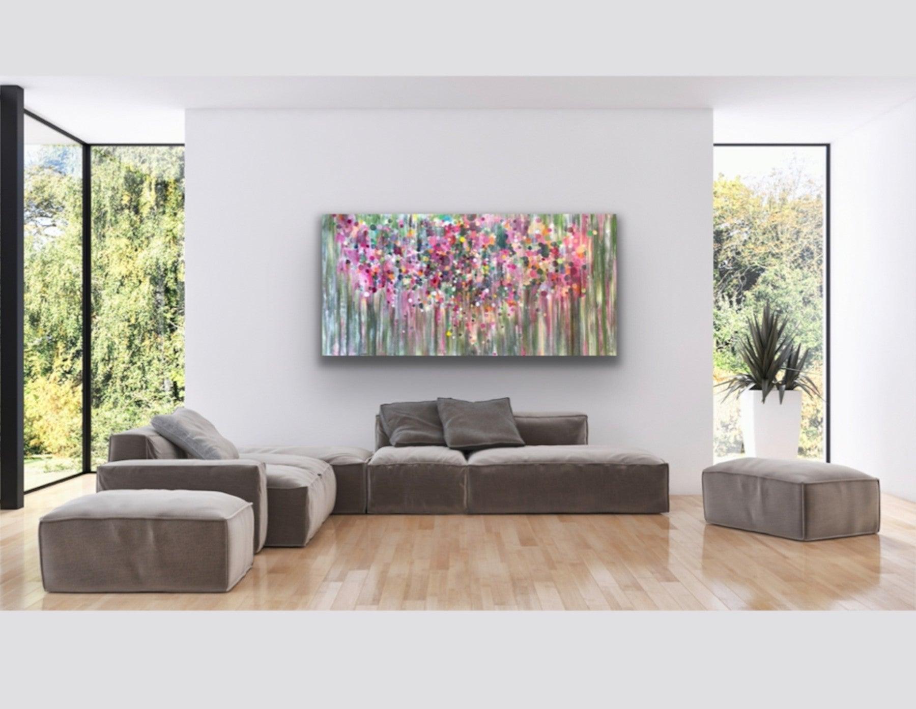 Jardins Divers Acrylic Painting Dubai