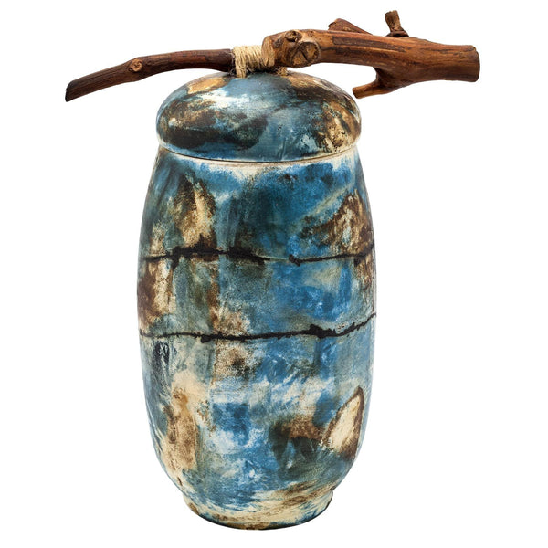 Saggar Ceramic Urn - Artistic Tabletop Accessories & Decorative Art in Dubai