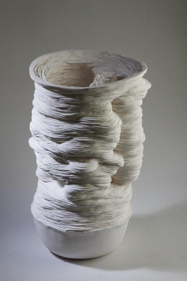 Ceramic Sculpture - Sedimentation Clay Artworks by Ziba Pashang in Dubai