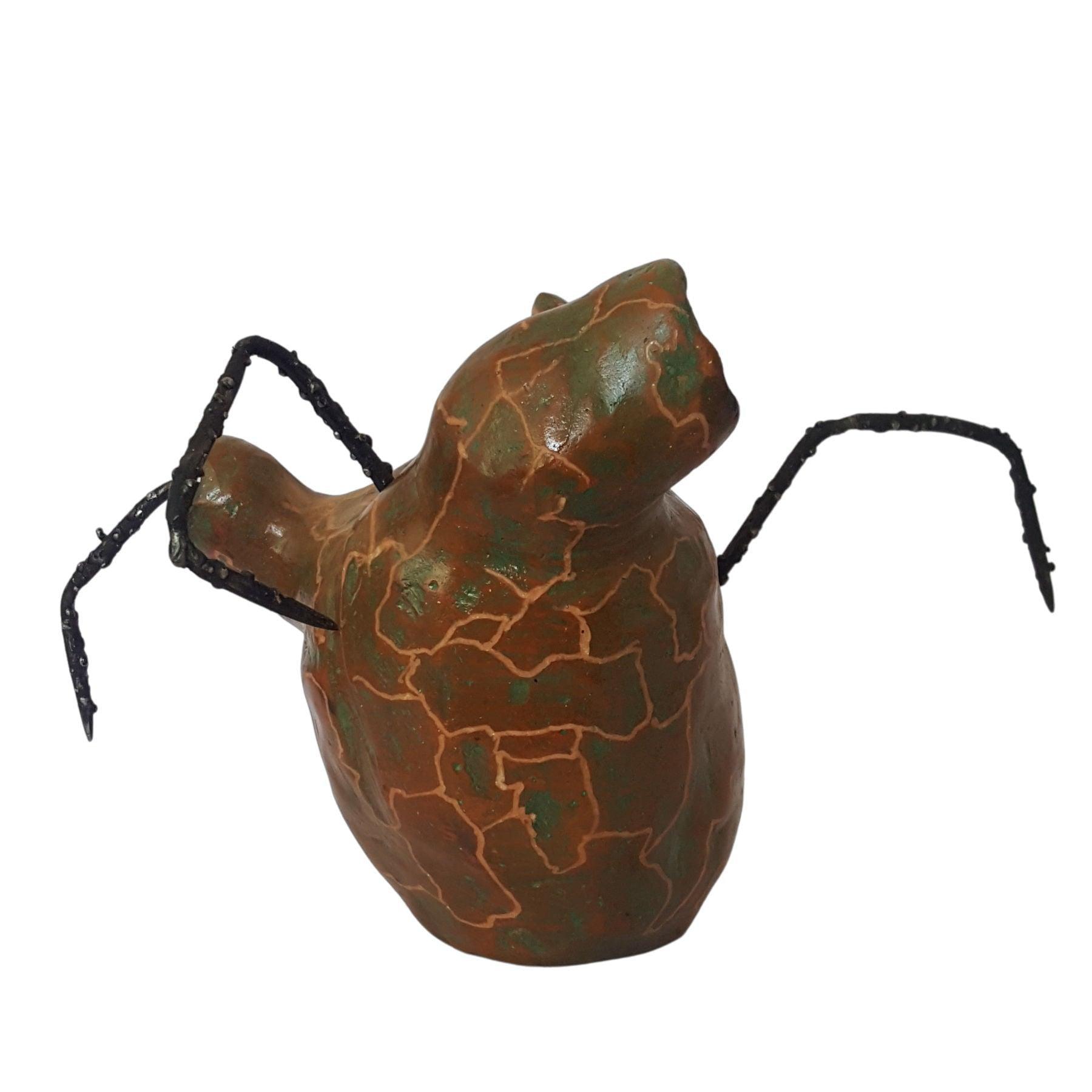 Shell Ceramic and Metal Sculpture by Mohsen Dori in Dubai