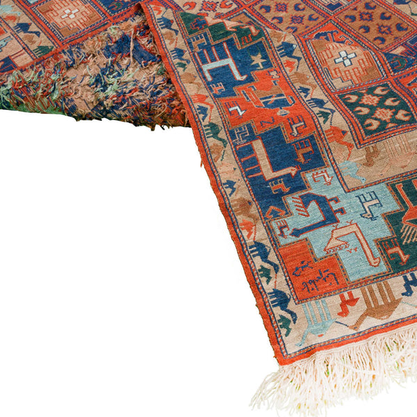 Shiva Soumak Persian Carpet Silk & Wool 105x187 - Authentic Nomadic Rugs & Kilims in Dubai