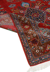 Soheila Heriz Persian Carpet Wool 263x350 Red - Authentic Classic Persian Rugs & Kilims in Dubai