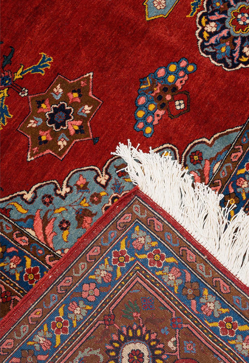 Soheila Heriz Persian Carpet Wool 263x350 Red - Authentic Classic Persian Rugs & Kilims in Dubai