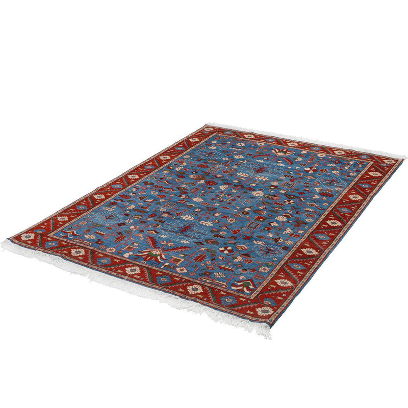Tangol Heriz Persian Carpet Wool 210x280 Blue - Authentic Vintage Rugs & Kilims in Dubai