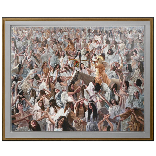 The Triumph On The Day Of Judgment Oil On Canvas Painting - Hamed Sadr Arhami Visual Arts & Masterpieces in Dubai