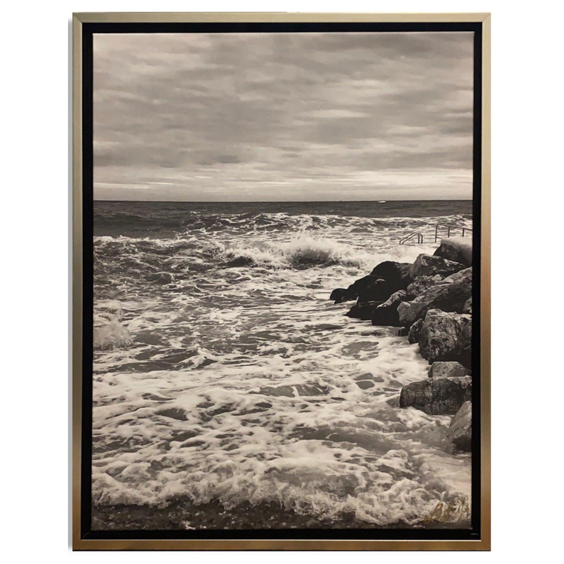 The Waves Photography Artwork - Mixed Media Photo Art By Vera Schumacher in Dubai