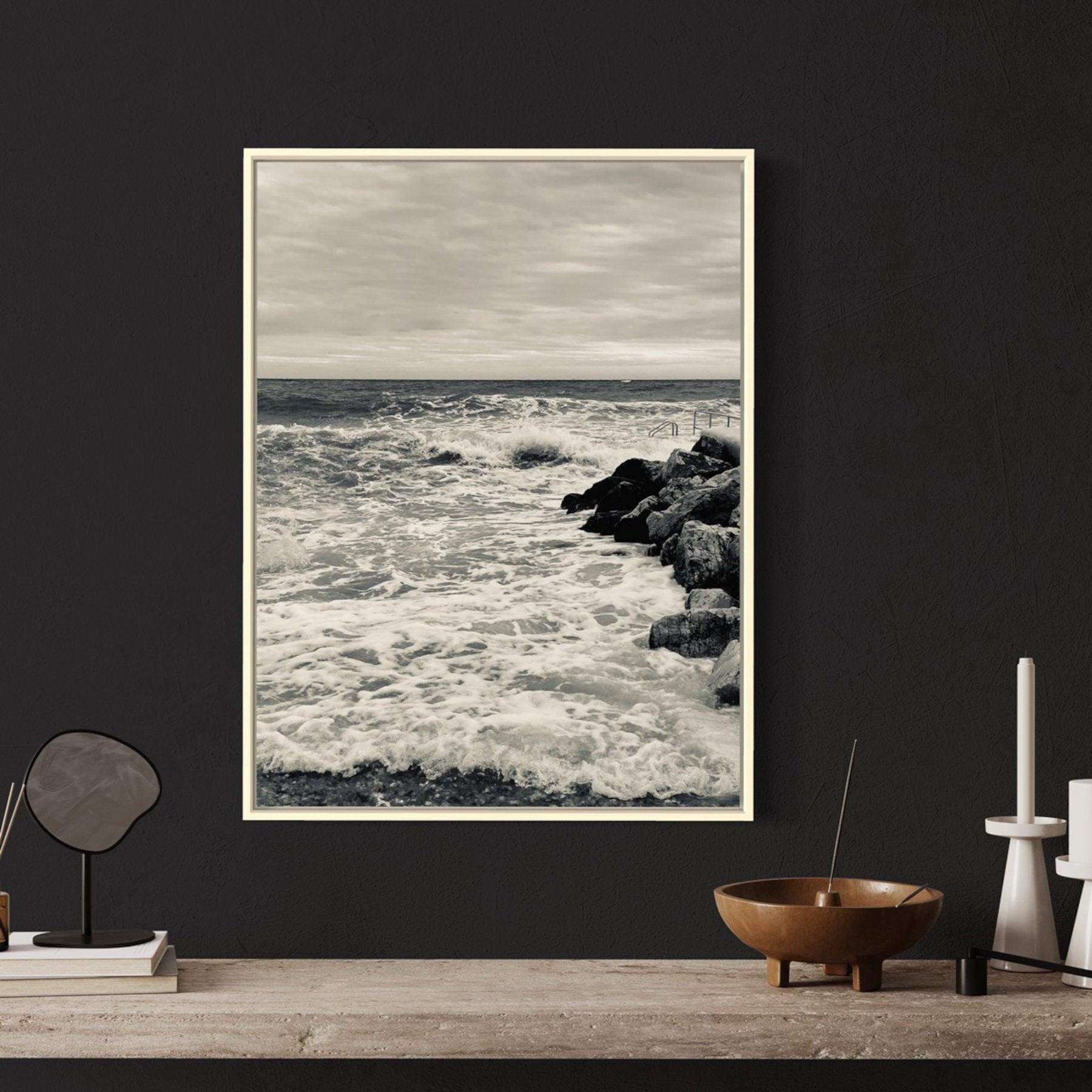 The Waves Photography Artwork - Mixed Media Photo Art By Vera Schumacher in Dubai