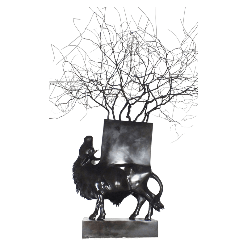 Tree of Life Bronze Sculpture - Contemporary Statues By Keivan Beiranvand in Dubai