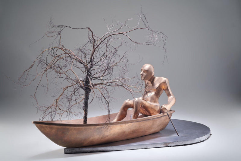 Tree of Life Mixed Media Sculpture - Contemporary Statues By Keivan Beiranvand in Dubai